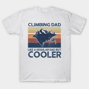 Climbing Dad Like A Regular Dad But Cooler T-Shirt